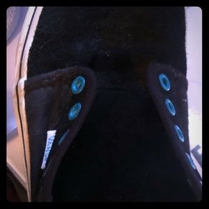 Vans turquoise and black